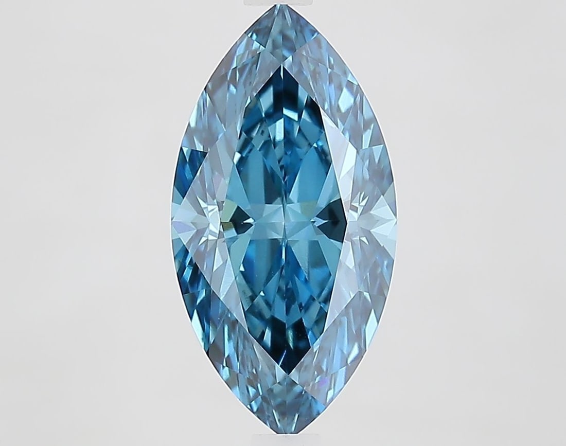 IGI Marquise 2.7ct Fancy Vivid Blue VVS2 - Loose Lab Diamond: IGI Marquise 2.7ct Fancy Vivid Blue VVS2 - Loose Lab Diamond Item Specifics: Source: This Is A Real Diamond Grown In A Lab Not Mined. Carat: 2.7 Cut: - Color: Fancy Vivid Blue Clarity: VVS2 Polish: EX