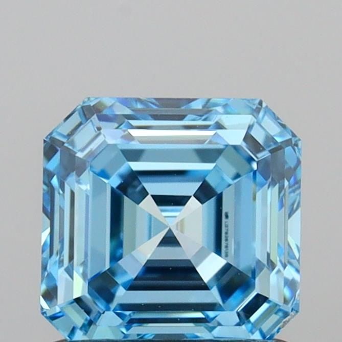 IGI Asscher 1.03ct Fancy Vivid Blue FL - Loose Lab Diamond: IGI Asscher 1.03ct Fancy Vivid Blue FL - Loose Lab Diamond Item Specifics: Source: This Is A Real Diamond Grown In A Lab Not Mined. Carat: 1.03 Cut: - Color: Fancy Vivid Blue Clarity: FL Polish: EX Sy