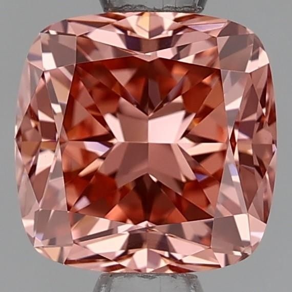 Cushion Modified 1.04ct Fancy Orangey Pink VVS2 - Loose Lab Diamond: Cushion Modified 1.04ct Fancy Orangey Pink VVS2 - Loose Lab Diamond Item Specifics: Source: This Is A Real Diamond Grown In A Lab Not Mined. Carat: 1.04 Cut: - Color: Fancy Orangey Pink Clarity: VVS2 