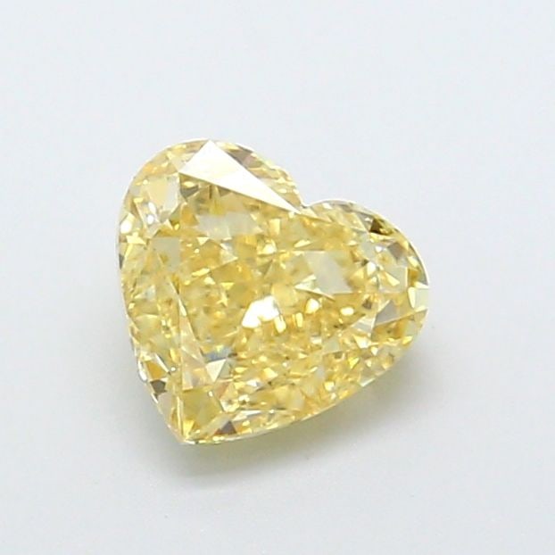 Heart 1.1ct Fancy Intense Yellow VVS2 - Loose Lab Diamond: Heart 1.1ct Fancy Intense Yellow VVS2 - Loose Lab Diamond Item Specifics: Source: This Is A Real Diamond Grown In A Lab Not Mined. Carat: 1.1 Cut: - Color: Fancy Intense Yellow Clarity: VVS2 Polish: E