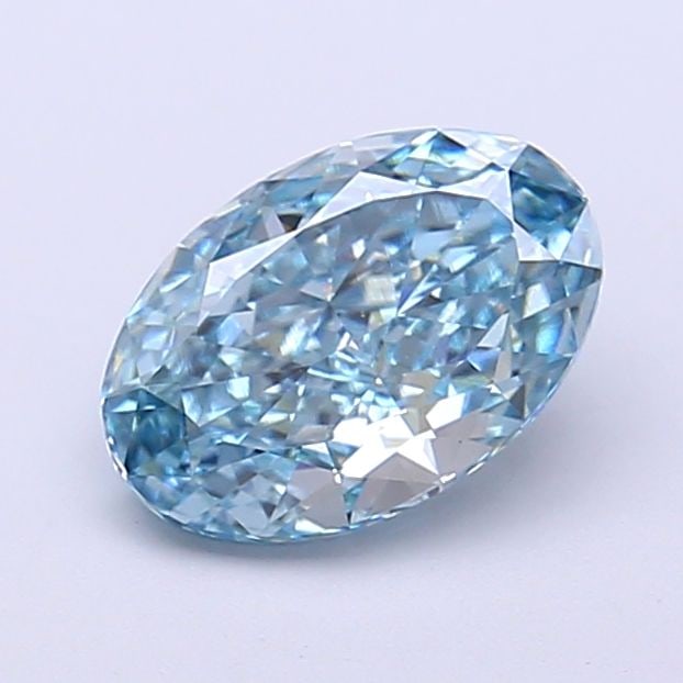 IGI Oval 1.3ct Fancy Vivid Blue VVS2 - Loose Lab Diamond: IGI Oval 1.3ct Fancy Vivid Blue VVS2 - Loose Lab Diamond Item Specifics: Source: This Is A Real Diamond Grown In A Lab Not Mined. Carat: 1.3 Cut: - Color: Fancy Vivid Blue Clarity: VVS2 Polish: EX Sym