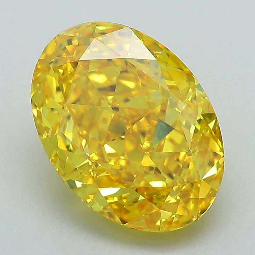 IGI Oval 3.74ct Fancy Vivid Yellow VVS2 - Loose Lab Diamond: IGI Oval 3.74ct Fancy Vivid Yellow VVS2 - Loose Lab Diamond Item Specifics: Source: This Is A Real Diamond Grown In A Lab Not Mined. Carat: 3.74 Cut: - Color: Fancy Vivid Yellow Clarity: VVS2 Polish: 