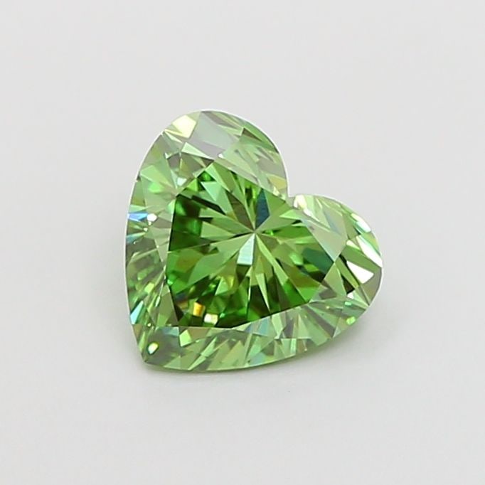 IGI Heart 1.03ct Fancy Vivid Green VVS2 - Loose Lab Diamond: IGI Heart 1.03ct Fancy Vivid Green VVS2 - Loose Lab Diamond Item Specifics: Source: This Is A Real Diamond Grown In A Lab Not Mined. Carat: 1.03 Cut: - Color: Fancy Vivid Green Clarity: VVS2 Polish: E