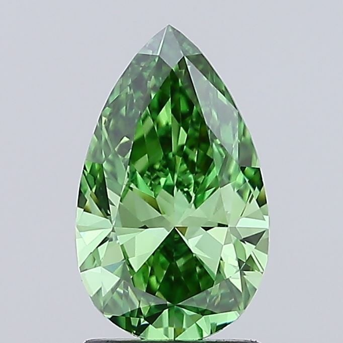 IGI Pear 1.51ct Fancy Vivid Green VVS2 - Loose Lab Diamond: IGI Pear 1.51ct Fancy Vivid Green VVS2 - Loose Lab Diamond Item Specifics: Source: This Is A Real Diamond Grown In A Lab Not Mined. Carat: 1.51 Cut: - Color: Fancy Vivid Green Clarity: VVS2 Polish: