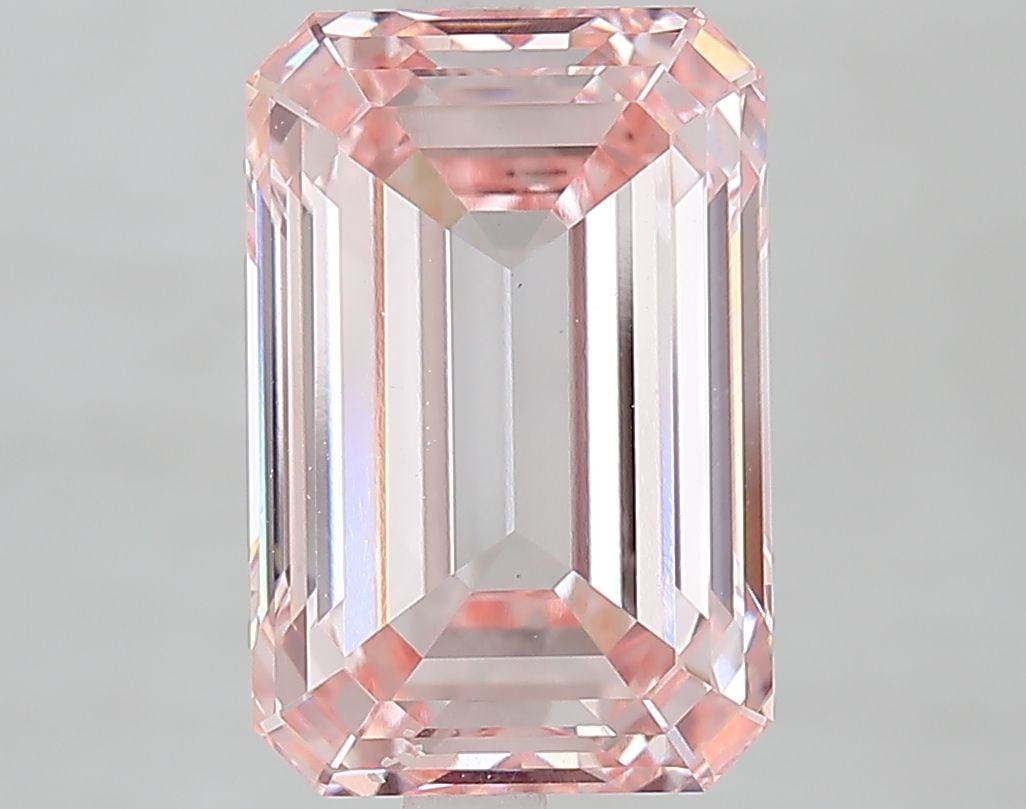 IGI Emerald 4.85ct Fancy Intense Pink VVS2 - Loose Lab Diamond (1 of 1)
