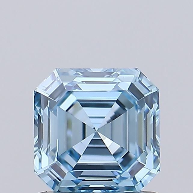 IGI Asscher 1.06ct Fancy Vivid Blue VVS2 - Loose Lab Diamond: IGI Asscher 1.06ct Fancy Vivid Blue VVS2 - Loose Lab Diamond Item Specifics: Source: This Is A Real Diamond Grown In A Lab Not Mined. Carat: 1.06 Cut: - Color: Fancy Vivid Blue Clarity: VVS2 Polish: E