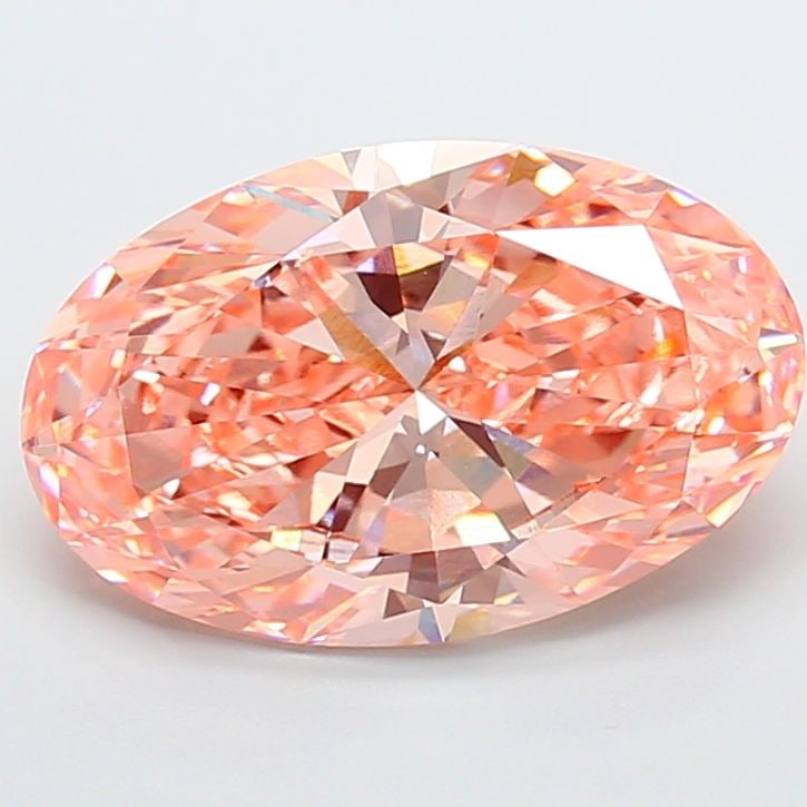 IGI Oval 10.1ct Fancy Vivid Pink VVS2 - Loose Lab Diamond: IGI Oval 10.1ct Fancy Vivid Pink VVS2 - Loose Lab Diamond Item Specifics: Source: This Is A Real Diamond Grown In A Lab Not Mined. Carat: 10.1 Cut: - Color: Fancy Vivid Pink Clarity: VVS2 Polish: EX S