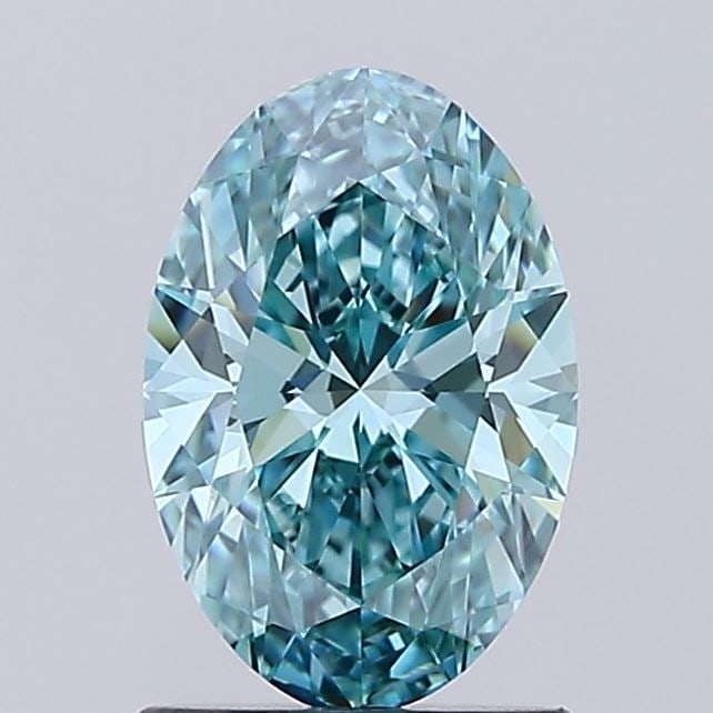 IGI Oval 1.24ct Fancy Vivid Green Blue VVS2 - Loose Lab Diamond: IGI Oval 1.24ct Fancy Vivid Green Blue VVS2 - Loose Lab Diamond Item Specifics: Source: This Is A Real Diamond Grown In A Lab Not Mined. Carat: 1.24 Cut: - Color: Fancy Vivid Green Blue Clarity: VVS2 