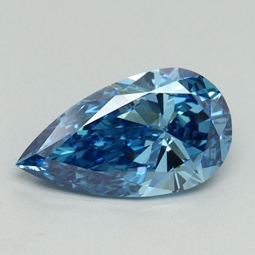IGI Pear 1.03ct Fancy Vivid Blue VVS2 - Loose Lab Diamond: IGI Pear 1.03ct Fancy Vivid Blue VVS2 - Loose Lab Diamond Item Specifics: Source: This Is A Real Diamond Grown In A Lab Not Mined. Carat: 1.03 Cut: - Color: Fancy Vivid Blue Clarity: VVS2 Polish: EX S