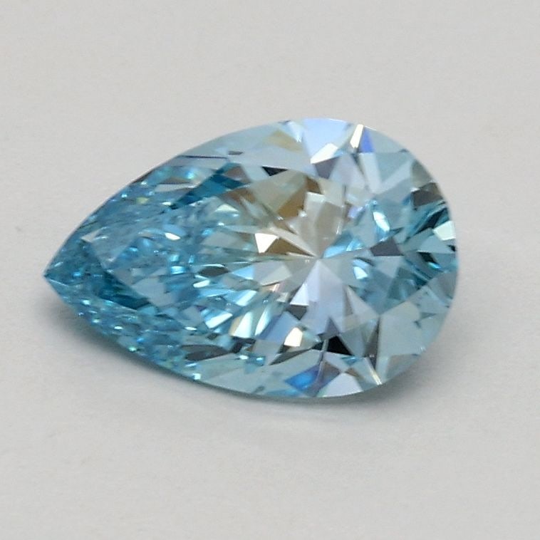IGI Pear 0.64ct Fancy Vivid Blue VVS2 - Loose Lab Diamond: IGI Pear 0.64ct Fancy Vivid Blue VVS2 - Loose Lab Diamond Item Specifics: Source: This Is A Real Diamond Grown In A Lab Not Mined. Carat: 0.64 Cut: - Color: Fancy Vivid Blue Clarity: VVS2 Polish: EX S