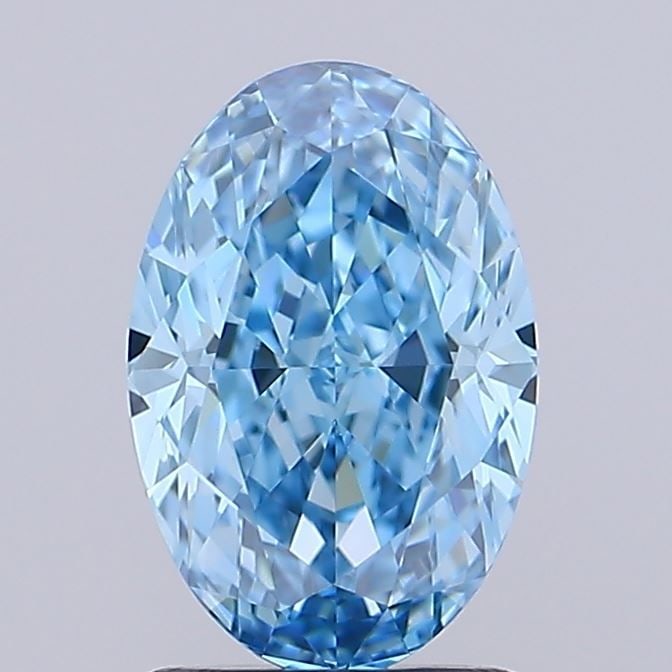 IGI Oval 1.38ct Fancy Vivid Blue VVS1 - Loose Lab Diamond: IGI Oval 1.38ct Fancy Vivid Blue VVS1 - Loose Lab Diamond Item Specifics: Source: This Is A Real Diamond Grown In A Lab Not Mined. Carat: 1.38 Cut: - Color: Fancy Vivid Blue Clarity: VVS1 Polish: EX S