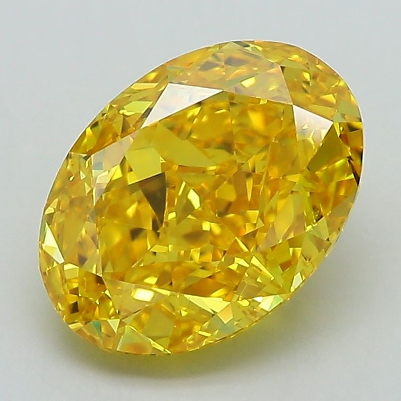 IGI Oval 3.04ct Fancy Vivid Yellow VVS2 - Loose Lab Diamond: IGI Oval 3.04ct Fancy Vivid Yellow VVS2 - Loose Lab Diamond Item Specifics: Source: This Is A Real Diamond Grown In A Lab Not Mined. Carat: 3.04 Cut: - Color: Fancy Vivid Yellow Clarity: VVS2 Polish: 