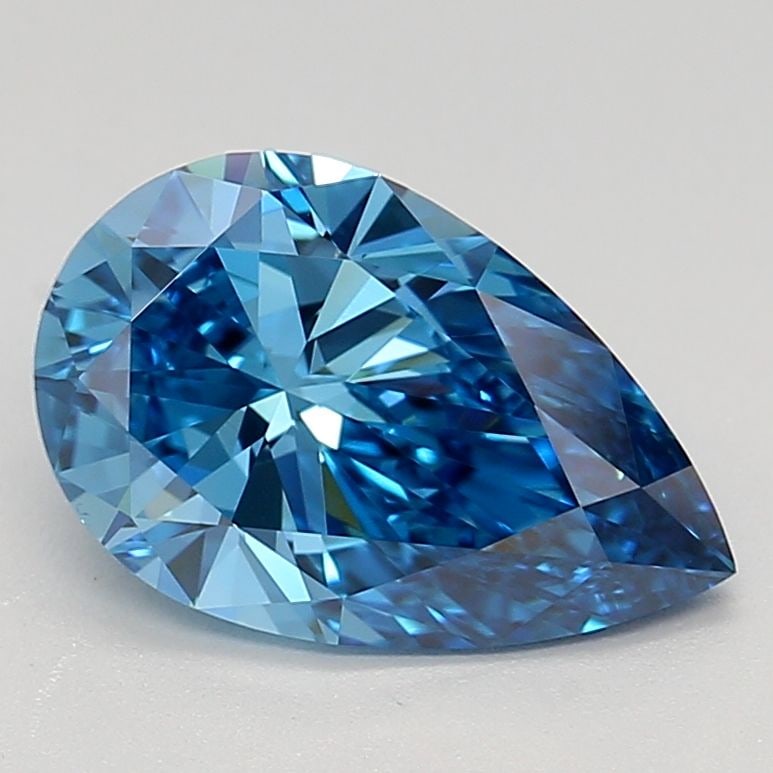 IGI Pear 1.5ct Fancy Vivid Blue VVS2 - Loose Lab Diamond: IGI Pear 1.5ct Fancy Vivid Blue VVS2 - Loose Lab Diamond Item Specifics: Source: This Is A Real Diamond Grown In A Lab Not Mined. Carat: 1.5 Cut: - Color: Fancy Vivid Blue Clarity: VVS2 Polish: EX Sym