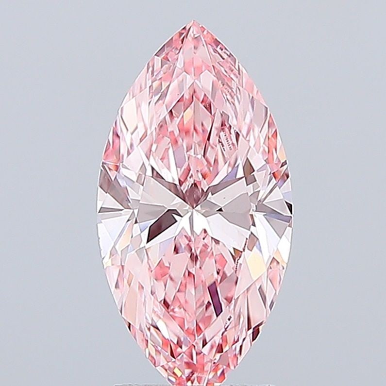 IGI Marquise 2.58ct Fancy Vivid Pink VVS2 - Loose Lab Diamond: IGI Marquise 2.58ct Fancy Vivid Pink VVS2 - Loose Lab Diamond Item Specifics: Source: This Is A Real Diamond Grown In A Lab Not Mined. Carat: 2.58 Cut: - Color: Fancy Vivid Pink Clarity: VVS2 Polish: 