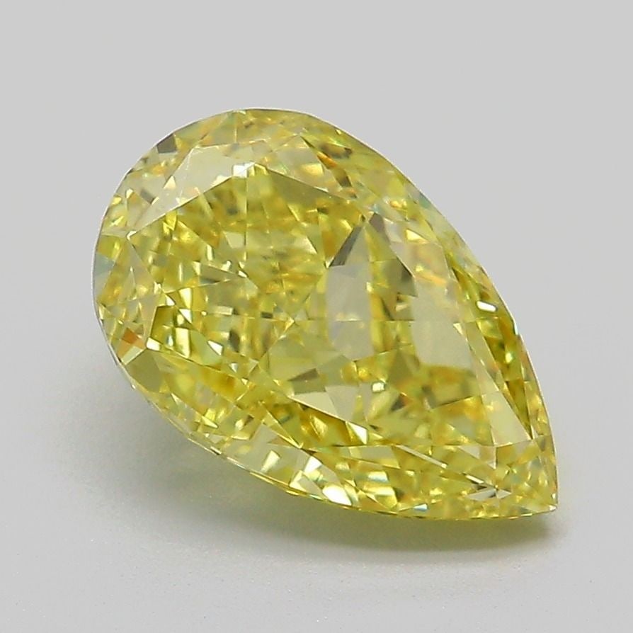 IGI Pear 2.53ct Fancy Vivid Yellow VVS2 - Loose Lab Diamond: IGI Pear 2.53ct Fancy Vivid Yellow VVS2 - Loose Lab Diamond Item Specifics: Source: This Is A Real Diamond Grown In A Lab Not Mined. Carat: 2.53 Cut: - Color: Fancy Vivid Yellow Clarity: VVS2 Polish: 