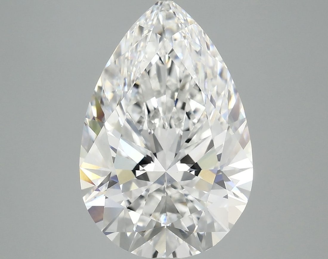 IGI Pear 5.07ct E VVS2 - Loose Lab Diamond: IGI Pear 5.07ct E VVS2 - Loose Lab Diamond Item Specifics: Source: This Is A Real Diamond Grown In A Lab Not Mined. Carat: 5.07 Cut: - Color: E Clarity: VVS2 Polish: EX Symmetry: EX Measurements: 14.7
