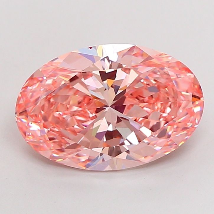 IGI Oval 4.57ct Fancy Vivid Pink VVS2 - Loose Lab Diamond: IGI Oval 4.57ct Fancy Vivid Pink VVS2 - Loose Lab Diamond Item Specifics: Source: This Is A Real Diamond Grown In A Lab Not Mined. Carat: 4.57 Cut: - Color: Fancy Vivid Pink Clarity: VVS2 Polish: EX S