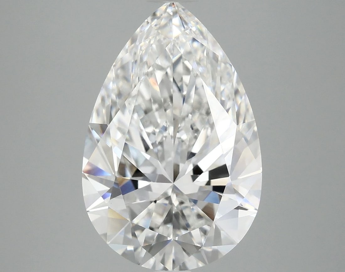 IGI Pear 5.02ct E VVS2 - Loose Lab Diamond: IGI Pear 5.02ct E VVS2 - Loose Lab Diamond Item Specifics: Source: This Is A Real Diamond Grown In A Lab Not Mined. Carat: 5.02 Cut: - Color: E Clarity: VVS2 Polish: EX Symmetry: EX Measurements: 14.9