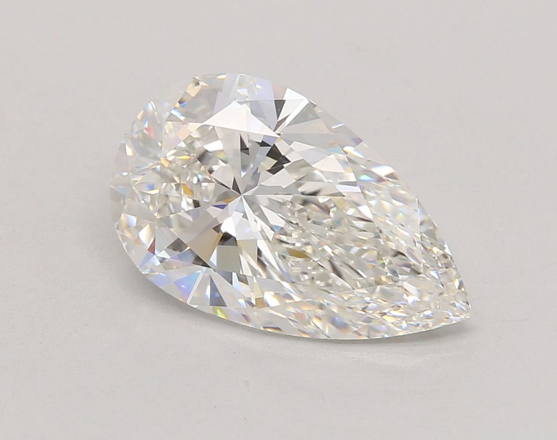IGI Pear 5.04ct G VVS2 - Loose Lab Diamond: IGI Pear 5.04ct G VVS2 - Loose Lab Diamond Item Specifics: Source: This Is A Real Diamond Grown In A Lab Not Mined. Carat: 5.04 Cut: - Color: G Clarity: VVS2 Polish: EX Symmetry: EX Measurements: 15.4