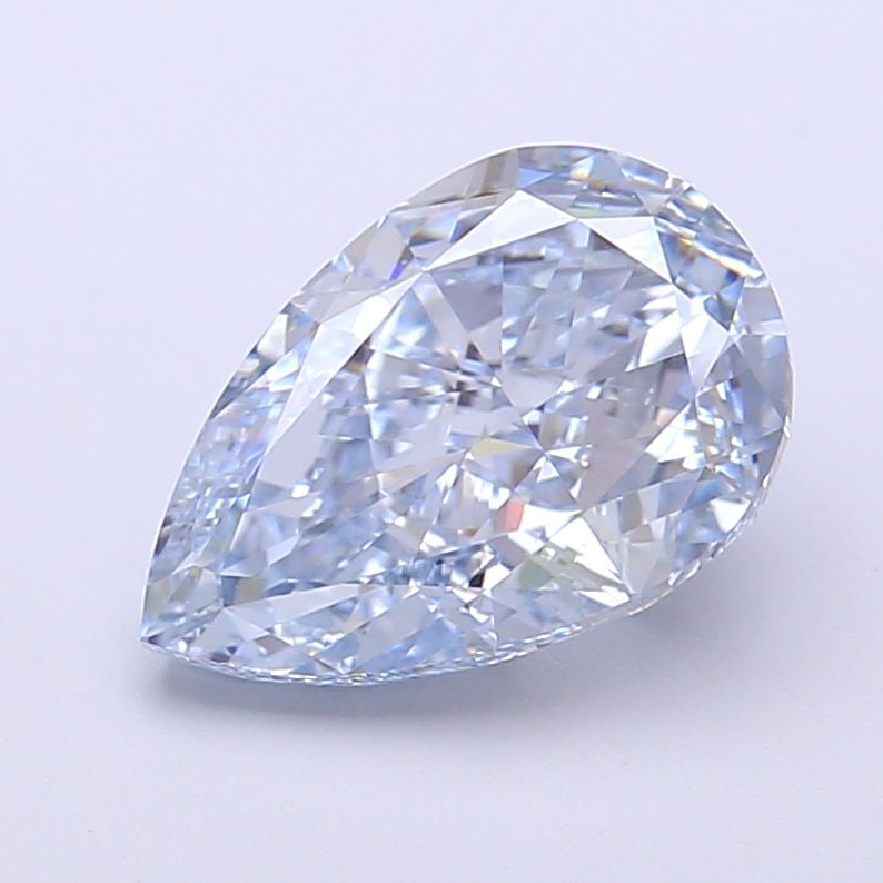 IGI Pear 3.04ct Fancy Intense Blue VVS1 - Loose Lab Diamond: IGI Pear 3.04ct Fancy Intense Blue VVS1 - Loose Lab Diamond Item Specifics: Source: This Is A Real Diamond Grown In A Lab Not Mined. Carat: 3.04 Cut: - Color: Fancy Intense Blue Clarity: VVS1 Polish: 