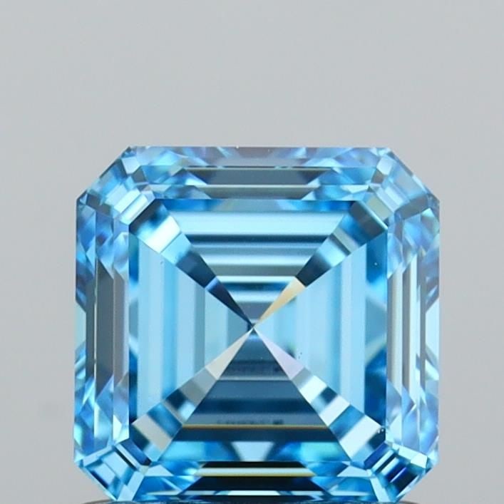 IGI Asscher 1.0ct Fancy Vivid Blue VVS2 - Loose Lab Diamond: IGI Asscher 1.0ct Fancy Vivid Blue VVS2 - Loose Lab Diamond Item Specifics: Source: This Is A Real Diamond Grown In A Lab Not Mined. Carat: 1.0 Cut: - Color: Fancy Vivid Blue Clarity: VVS2 Polish: EX 