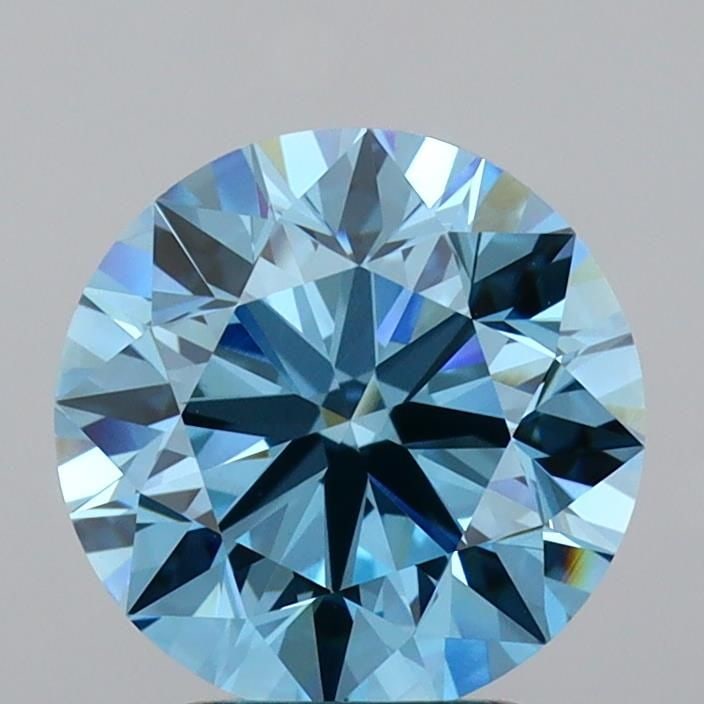 IGI Round 3.01ct Fancy Vivid Blue VVS2 - Ideal Loose Lab Diamond: IGI Round 3.01ct Fancy Vivid Blue VVS2 - Ideal Loose Lab Diamond Item Specifics: Source: This Is A Real Diamond Grown In A Lab Not Mined. Carat: 3.01 Cut: ID Color: Fancy Vivid Blue Clarity: VVS2 Poli