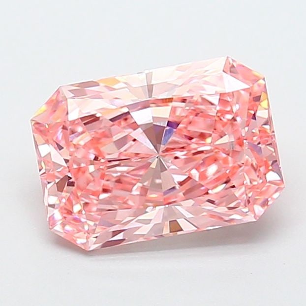 IGI Radiant 2.57ct Fancy Vivid Pink VVS2 - Loose Lab Diamond: IGI Radiant 2.57ct Fancy Vivid Pink VVS2 - Loose Lab Diamond Item Specifics: Source: This Is A Real Diamond Grown In A Lab Not Mined. Carat: 2.57 Cut: - Color: Fancy Vivid Pink Clarity: VVS2 Polish: E