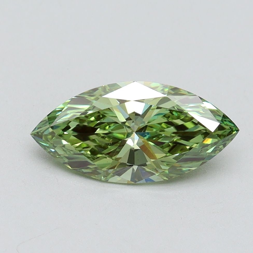 IGI Marquise 1.08ct Fancy Vivid Green VVS2 - Loose Lab Diamond: IGI Marquise 1.08ct Fancy Vivid Green VVS2 - Loose Lab Diamond Item Specifics: Source: This Is A Real Diamond Grown In A Lab Not Mined. Carat: 1.08 Cut: - Color: Fancy Vivid Green Clarity: VVS2 Polish