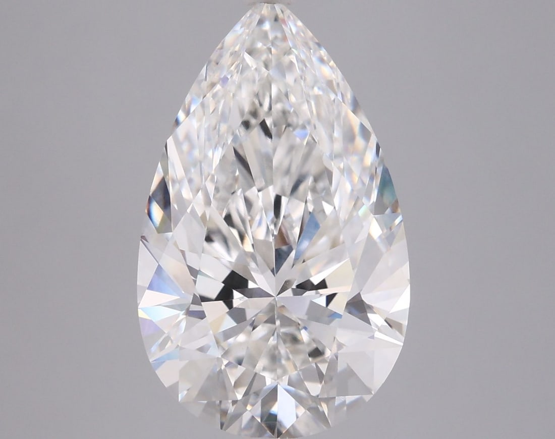 IGI Pear 5.01ct F VVS2 - Loose Lab Diamond: IGI Pear 5.01ct F VVS2 - Loose Lab Diamond Item Specifics: Source: This Is A Real Diamond Grown In A Lab Not Mined. Carat: 5.01 Cut: - Color: F Clarity: VVS2 Polish: EX Symmetry: EX Measurements: 15.3