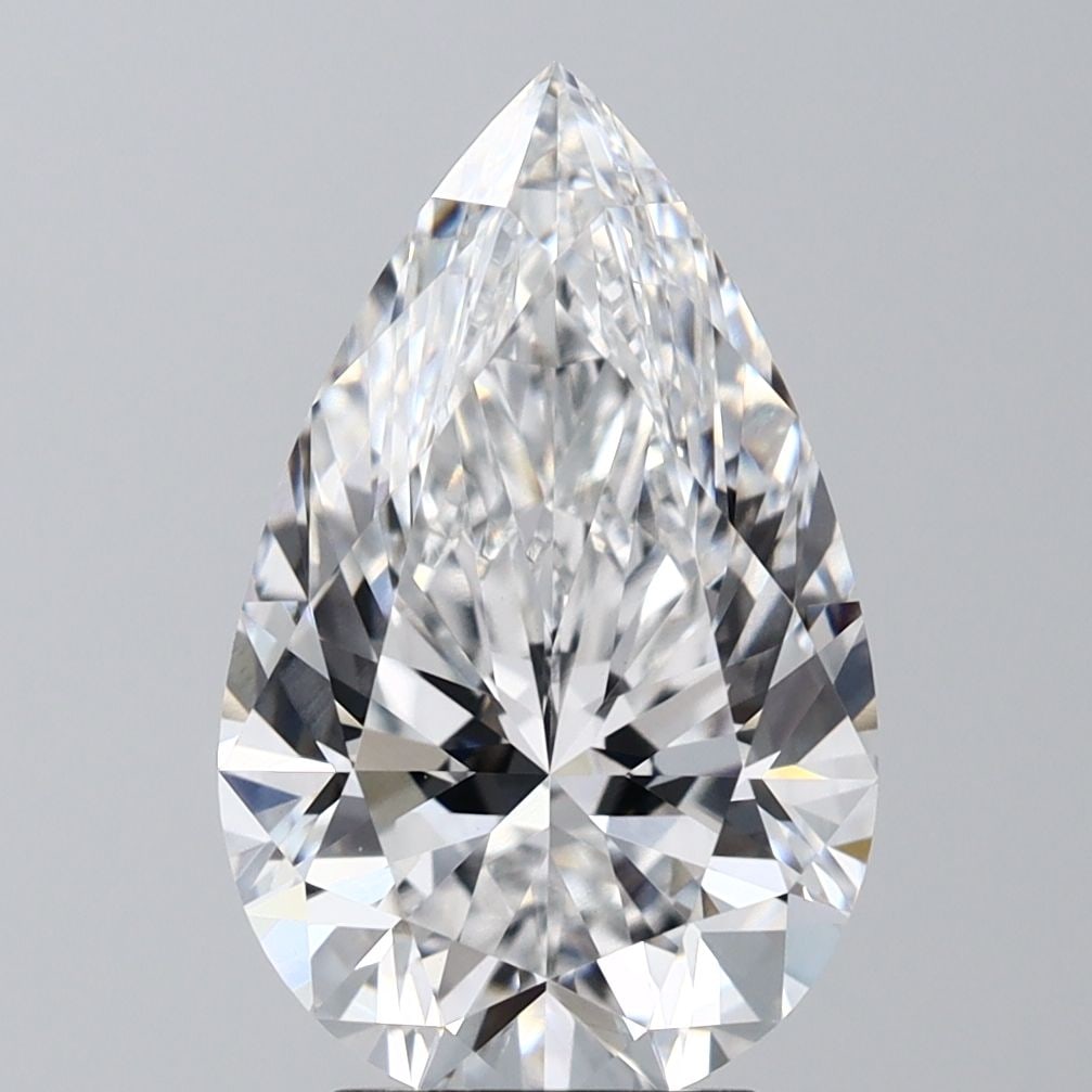 IGI Pear 4.07ct D VVS2 - Loose Lab Diamond: IGI Pear 4.07ct D VVS2 - Loose Lab Diamond Item Specifics: Source: This Is A Real Diamond Grown In A Lab Not Mined. Carat: 4.07 Cut: - Color: D Clarity: VVS2 Polish: EX Symmetry: EX Measurements: 14.2