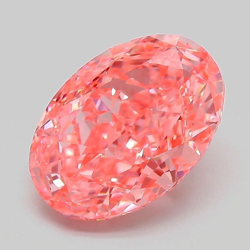 IGI Oval 3.12ct Fancy Vivid Pink VVS2 - Loose Lab Diamond: IGI Oval 3.12ct Fancy Vivid Pink VVS2 - Loose Lab Diamond Item Specifics: Source: This Is A Real Diamond Grown In A Lab Not Mined. Carat: 3.12 Cut: - Color: Fancy Vivid Pink Clarity: VVS2 Polish: EX S