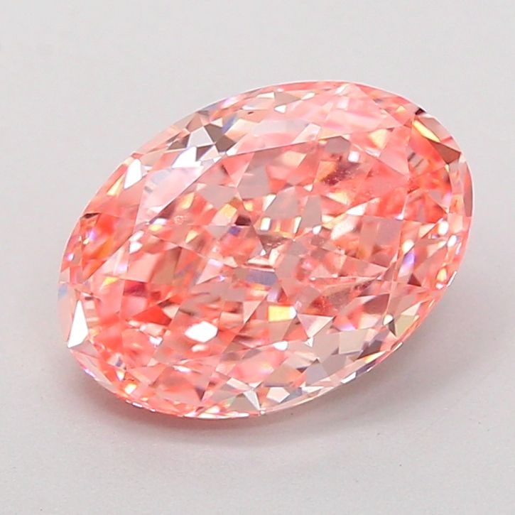 IGI Oval 2.75ct Fancy Vivid Pink VVS2 - Loose Lab Diamond: IGI Oval 2.75ct Fancy Vivid Pink VVS2 - Loose Lab Diamond Item Specifics: Source: This Is A Real Diamond Grown In A Lab Not Mined. Carat: 2.75 Cut: - Color: Fancy Vivid Pink Clarity: VVS2 Polish: EX S
