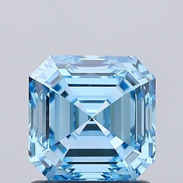 IGI Asscher 1.37ct Fancy Vivid Blue VVS1 - Loose Lab Diamond: IGI Asscher 1.37ct Fancy Vivid Blue VVS1 - Loose Lab Diamond Item Specifics: Source: This Is A Real Diamond Grown In A Lab Not Mined. Carat: 1.37 Cut: - Color: Fancy Vivid Blue Clarity: VVS1 Polish: E