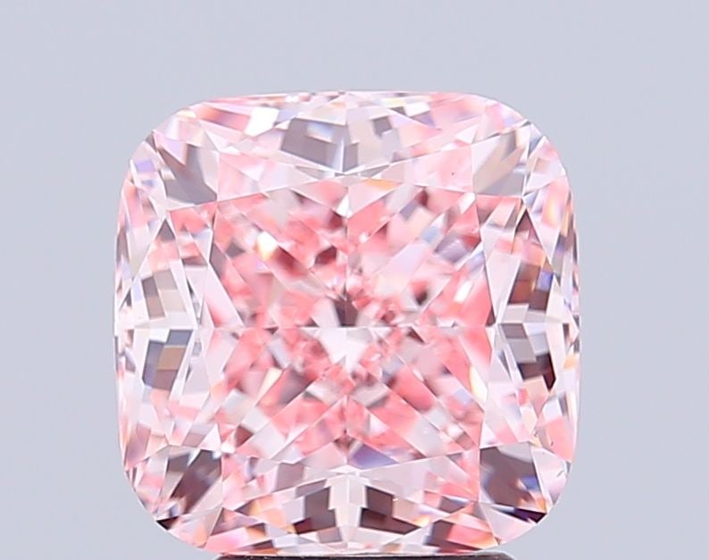 IGI Cushion Modified 4.51ct Fancy Intense Pink VVS2 - Loose Lab Diamond: IGI Cushion Modified 4.51ct Fancy Intense Pink VVS2 - Loose Lab Diamond Item Specifics: Source: This Is A Real Diamond Grown In A Lab Not Mined. Carat: 4.51 Cut: - Color: Fancy Intense Pink Clarity: V