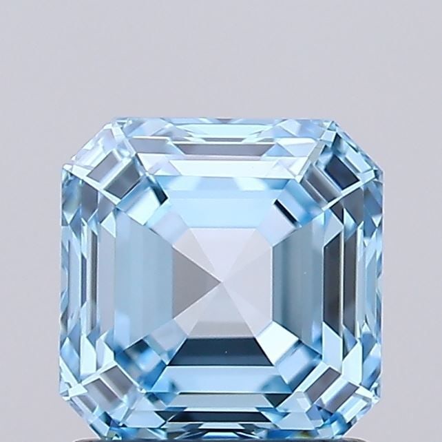 IGI Asscher 1.33ct Fancy Vivid Blue VVS1 - Loose Lab Diamond: IGI Asscher 1.33ct Fancy Vivid Blue VVS1 - Loose Lab Diamond Item Specifics: Source: This Is A Real Diamond Grown In A Lab Not Mined. Carat: 1.33 Cut: - Color: Fancy Vivid Blue Clarity: VVS1 Polish: