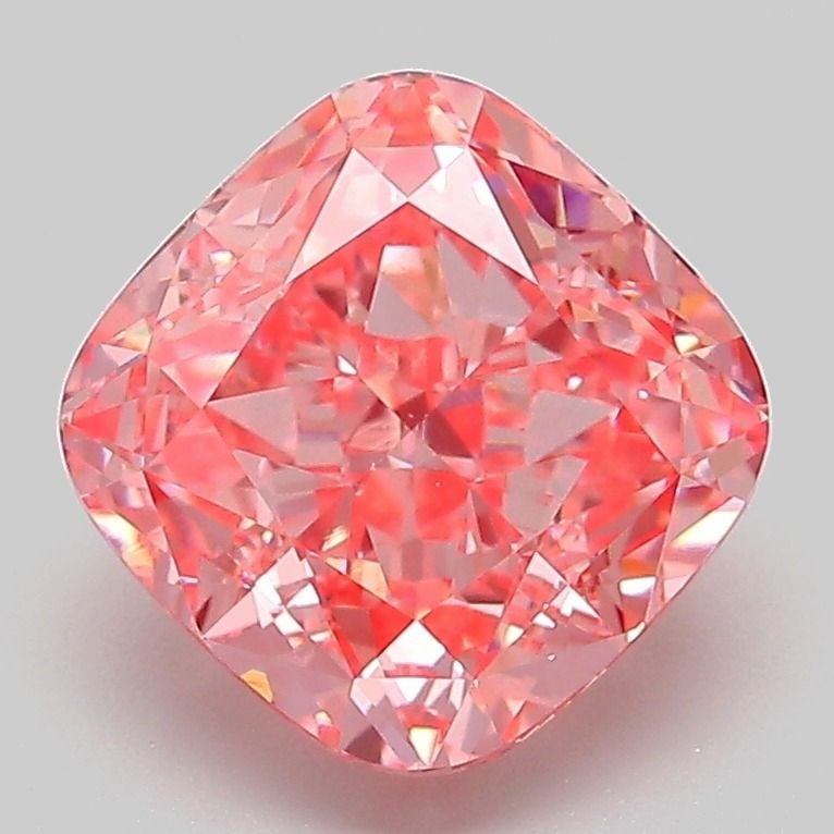 IGI Cushion Modified 3.08ct Fancy Vivid Pink VVS2 - Loose Lab Diamond: IGI Cushion Modified 3.08ct Fancy Vivid Pink VVS2 - Loose Lab Diamond Item Specifics: Source: This Is A Real Diamond Grown In A Lab Not Mined. Carat: 3.08 Cut: - Color: Fancy Vivid Pink Clarity: VVS2 