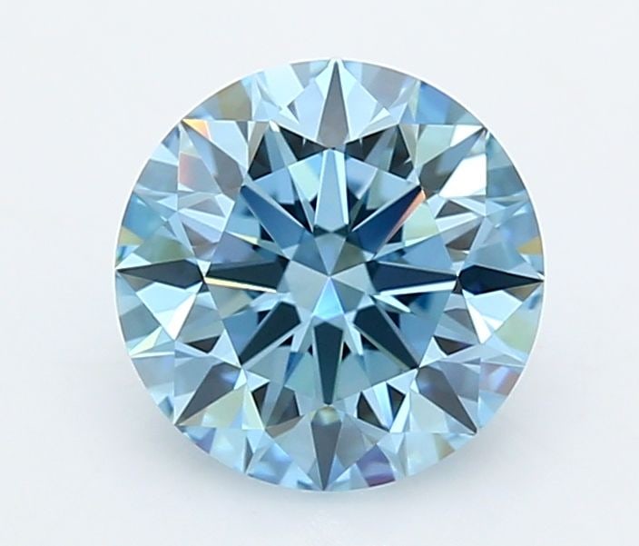 IGI Round 2.06ct Fancy Vivid Blue VVS2 - Ideal Loose Lab Diamond: IGI Round 2.06ct Fancy Vivid Blue VVS2 - Ideal Loose Lab Diamond Item Specifics: Source: This Is A Real Diamond Grown In A Lab Not Mined. Carat: 2.06 Cut: ID Color: Fancy Vivid Blue Clarity: VVS2 Poli