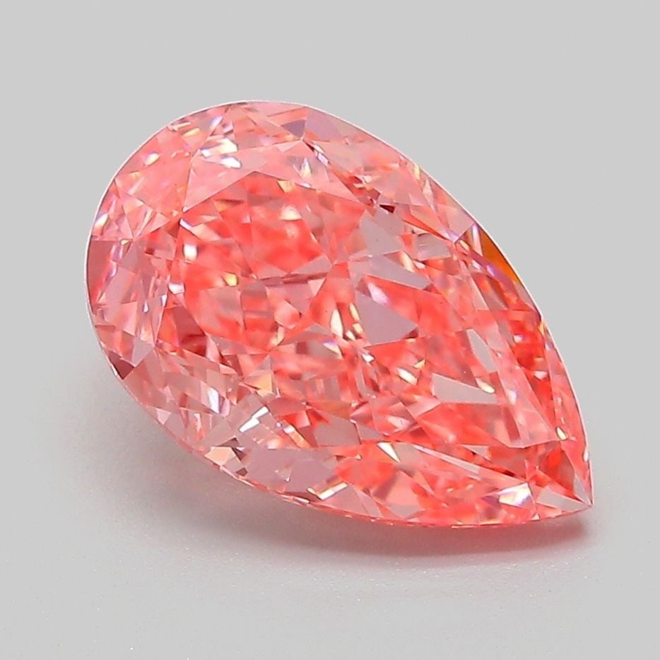 IGI Pear 3.07ct Fancy Vivid Pink VVS2 - Loose Lab Diamond: IGI Pear 3.07ct Fancy Vivid Pink VVS2 - Loose Lab Diamond Item Specifics: Source: This Is A Real Diamond Grown In A Lab Not Mined. Carat: 3.07 Cut: - Color: Fancy Vivid Pink Clarity: VVS2 Polish: EX S