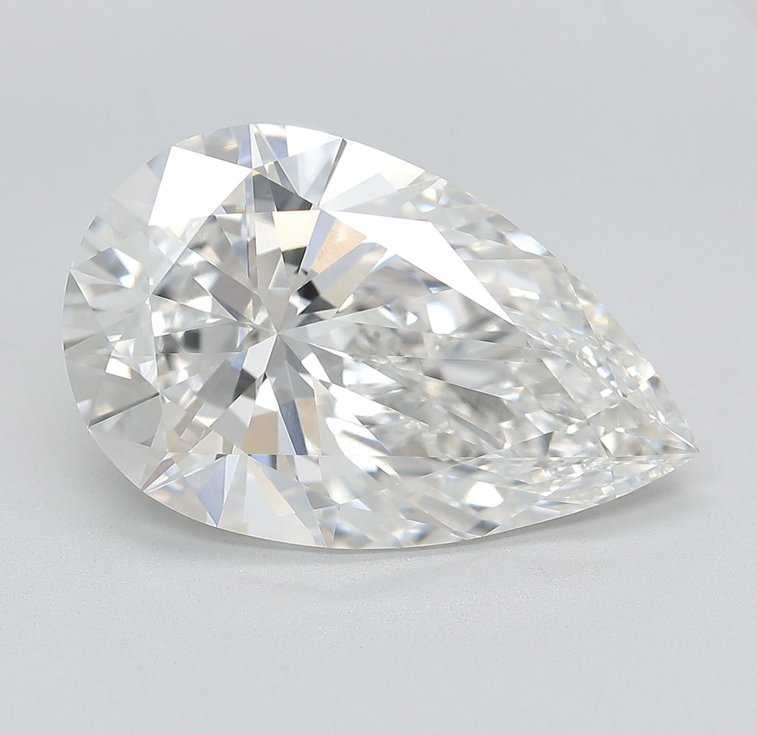 IGI Pear 10.19ct F VVS2 - Loose Lab Diamond: IGI Pear 10.19ct F VVS2 - Loose Lab Diamond Item Specifics: Source: This Is A Real Diamond Grown In A Lab Not Mined. Carat: 10.19 Cut: - Color: F Clarity: VVS2 Polish: EX Symmetry: EX Measurements: 19