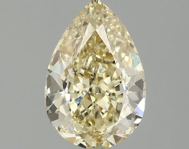 IGI Pear 1.59ct Fancy Intense Yellow VVS2 - Loose Lab Diamond: IGI Pear 1.59ct Fancy Intense Yellow VVS2 - Loose Lab Diamond Item Specifics: Source: This Is A Real Diamond Grown In A Lab Not Mined. Carat: 1.59 Cut: - Color: Fancy Intense Yellow Clarity: VVS2