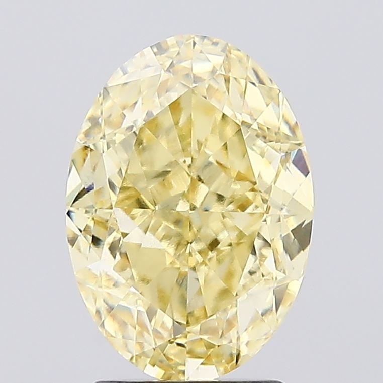 IGI Oval 3.03ct Fancy Intense Yellow VVS2 - Loose Lab Diamond: IGI Oval 3.03ct Fancy Intense Yellow VVS2 - Loose Lab Diamond Item Specifics: Source: This Is A Real Diamond Grown In A Lab Not Mined. Carat: 3.03 Cut: - Color: Fancy Intense Yellow Clarity: VVS2