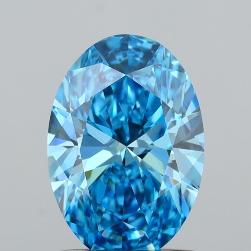 IGI Oval 1.01ct Fancy Vivid Blue VVS2 - Loose Lab Diamond: IGI Oval 1.01ct Fancy Vivid Blue VVS2 - Loose Lab Diamond Item Specifics: Source: This Is A Real Diamond Grown In A Lab Not Mined. Carat: 1.01 Cut: - Color: Fancy Vivid Blue Clarity: VVS2 Polish: EX S