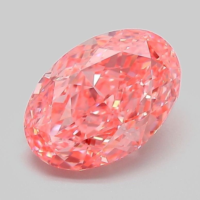 IGI Oval 2.01ct Fancy Vivid Pink VVS2 - Loose Lab Diamond: IGI Oval 2.01ct Fancy Vivid Pink VVS2 - Loose Lab Diamond Item Specifics: Source: This Is A Real Diamond Grown In A Lab Not Mined. Carat: 2.01 Cut: - Color: Fancy Vivid Pink Clarity: VVS2 Polish: EX
