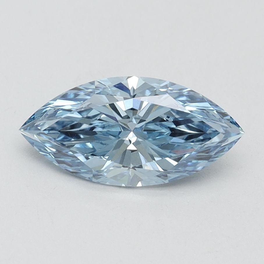 IGI Marquise 1.0ct Fancy Vivid Blue VVS2 - Loose Lab Diamond: IGI Marquise 1.0ct Fancy Vivid Blue VVS2 - Loose Lab Diamond Item Specifics: Source: This Is A Real Diamond Grown In A Lab Not Mined. Carat: 1.0 Cut: - Color: Fancy Vivid Blue Clarity: VVS2 Polish: