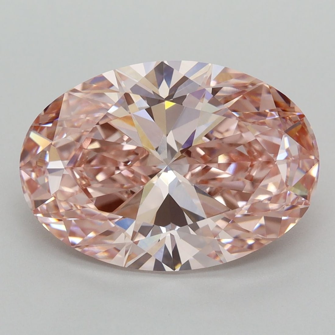 IGI Oval 5.05ct Fancy Vivid Pink VVS2 - Loose Lab Diamond: IGI Oval 5.05ct Fancy Vivid Pink VVS2 - Loose Lab Diamond Item Specifics: Source: This Is A Real Diamond Grown In A Lab Not Mined. Carat: 5.05 Cut: - Color: Fancy Vivid Pink Clarity: VVS2 Polish: EX