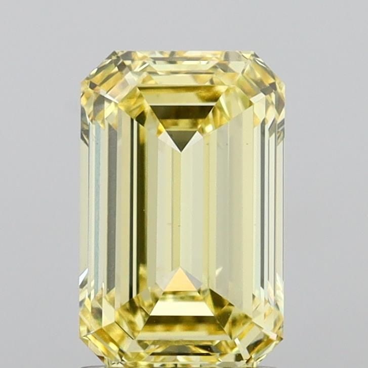 IGI Emerald 1.86ct Fancy Intense Yellow VVS2 - Loose Lab Diamond: IGI Emerald 1.86ct Fancy Intense Yellow VVS2 - Loose Lab Diamond Item Specifics: Source: This Is A Real Diamond Grown In A Lab Not Mined. Carat: 1.86 Cut: - Color: Fancy Intense Yellow Clarity: VVS2 P