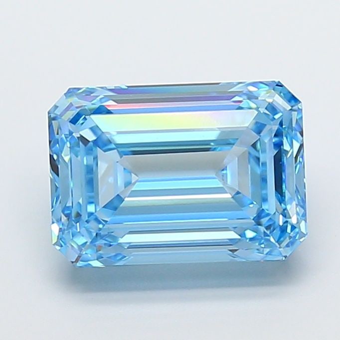 IGI Emerald 7.07ct Fancy Vivid Blue VVS2 - Loose Lab Diamond: IGI Emerald 7.07ct Fancy Vivid Blue VVS2 - Loose Lab Diamond Item Specifics: Source: This Is A Real Diamond Grown In A Lab Not Mined. Carat: 7.07 Cut: - Color: Fancy Vivid Blue Clarity: VVS2 Polish: E
