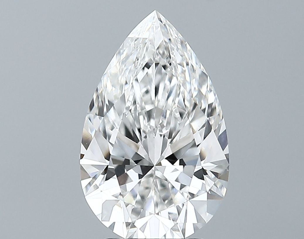 GIA Pear 2.65ct E VVS2 - Loose Lab Diamond: GIA Pear 2.65ct E VVS2 - Loose Lab Diamond Item Specifics: Source: This Is A Real Diamond Grown In A Lab Not Mined. Carat: 2.65 Cut: - Color: E Clarity: VVS2 Polish: EX Symmetry: VG Measurements: 12.1