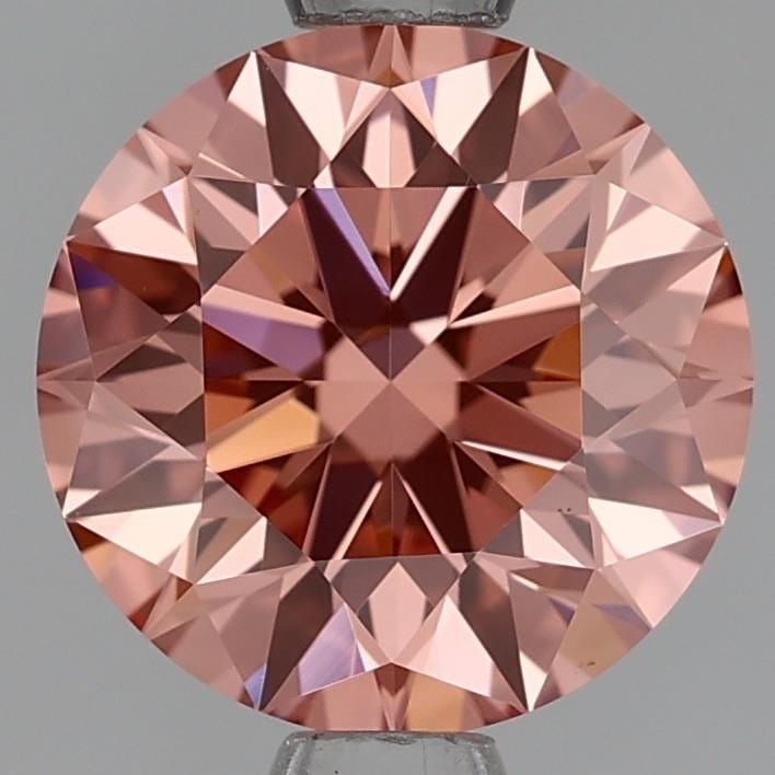 Round 1.36ct Fancy Orangey Pink VVS2 - Loose Lab Diamond: Round 1.36ct Fancy Orangey Pink VVS2 - Loose Lab Diamond Item Specifics: Source: This Is A Real Diamond Grown In A Lab Not Mined. Carat: 1.36 Cut: EX Color: Fancy Orangey Pink Clarity: VVS2 Polish: