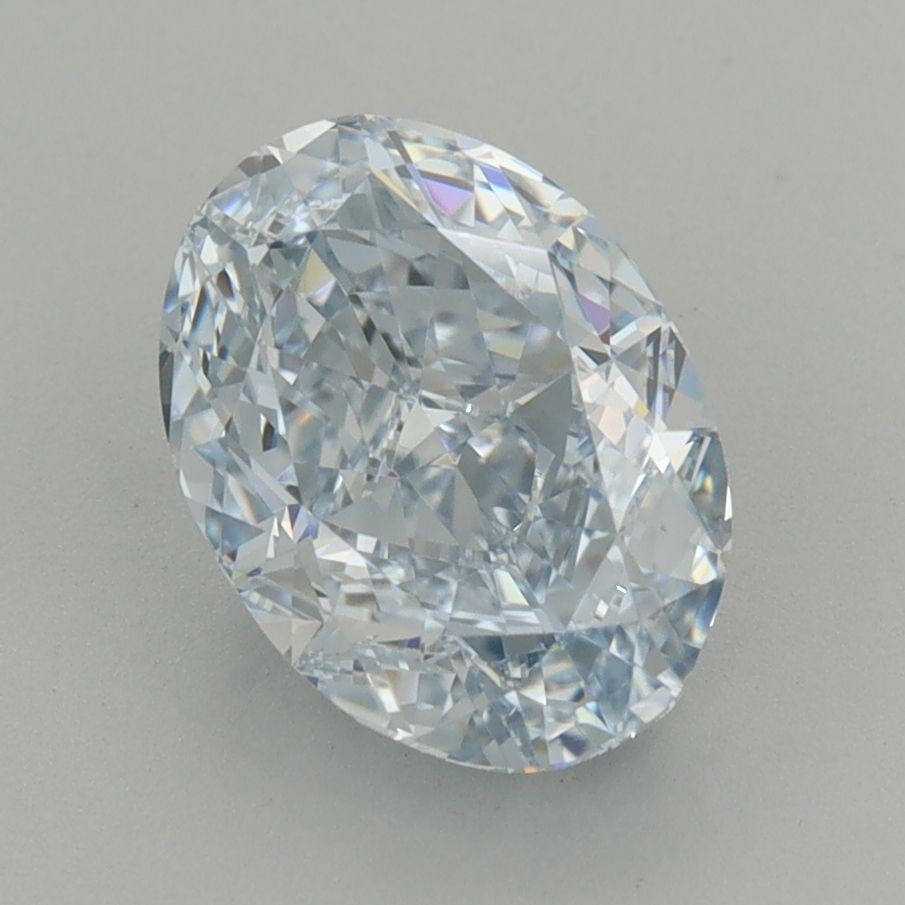 IGI Oval 2.51ct Fancy Light Blue VVS1 - Loose Lab Diamond: IGI Oval 2.51ct Fancy Light Blue VVS1 - Loose Lab Diamond Item Specifics: Source: This Is A Real Diamond Grown In A Lab Not Mined. Carat: 2.51 Cut: - Color: Fancy Light Blue Clarity: VVS1 Polish: EX